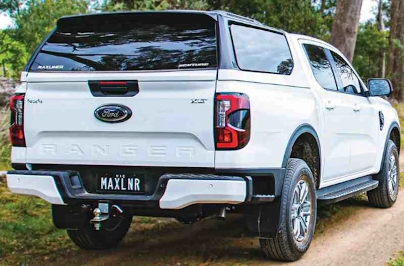 Купити Кунг на Ford Ranger 2023+ з вікнами - Maxliner чорний WVS Absolute Black PNZAT