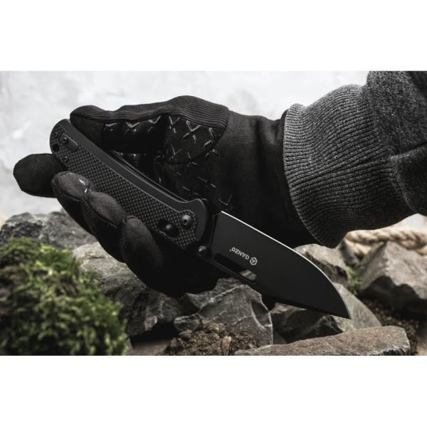 Купить Нiж складаний Ganzo G768PT-BK чорний клинок