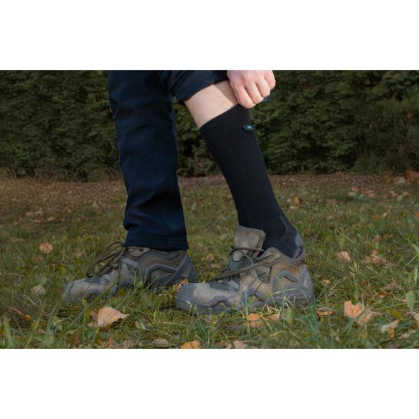 Купити Шкарпетки Dexshell Terrain Walking 2.0 Socks, чорно-сірі, розмір S (36-38)