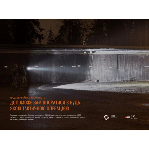 Купити Ліхтар до пістолета Fenix GL23R з лазерним прицілом