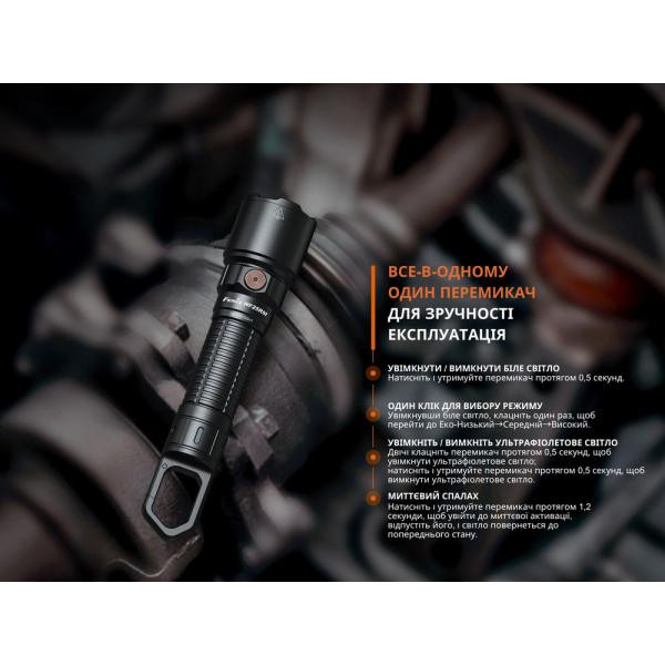 Купить Ліхтар професійний Fenix WF25RM з магнітною зарядкою