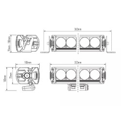 Купить Светодиодная балка Lazer Triple-R 850 00R6-Std-B