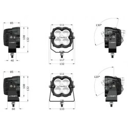 Купить Прожектор светодиодный Lazer Utility 45 00U45