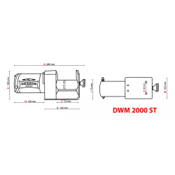 Купити Лебідка для квадроцикла електрична Dragon Winch DWM 2000 ST