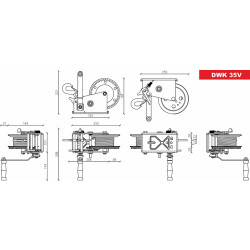 Купити Лебідка ручна Dragon Winch DWK 35 V