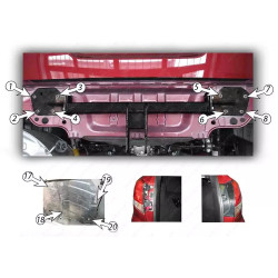 Купити Фаркоп для Subaru Outback 2009-2014 стандартний