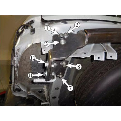 Купить Фаркоп для FAW Besturn X40 от 2017 быстросъемный