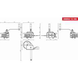 Купити Лебідка ручна Dragon Winch DWK-O 12 HD