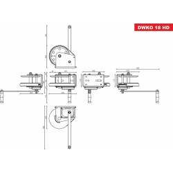 Купити Лебідка ручна Dragon Winch DWK-O 18 HD