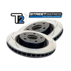 Купити Посилений вентильований передній гальмівний диск T2 SLOT для TLC100 DBA788S