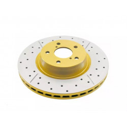 Купить Усиленный вентилируемый перфорированный передний тормозной диск GOLD для TLC-105 DBA790X