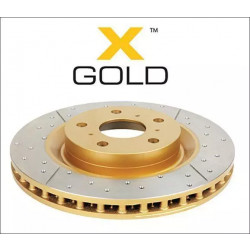 Купить Усиленный перфорированный передний тормозной диск GOLD для Toyota Seq 08-13/LC-200 15+ DBA2724X