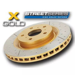 Купити Посилений перфорований задній гальмівний диск GOLD для TOY HIGHLANDER 08+/LEXUS RX350 09+/NX DBA2735X
