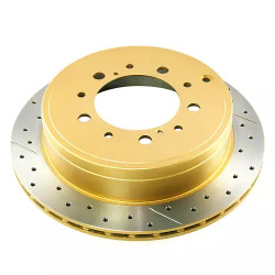 Купить Усиленный перфорированный задний тормозной диск GOLD для Toyota LC-150 DBA2737X