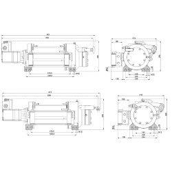 Купить Лебедка гидравлическая Hammer Winch HMW 7.6 PHT-EN 7600 кг