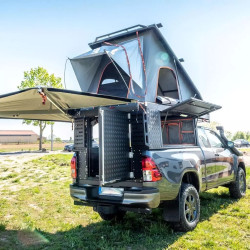 Buy Kung-kemmper Alu-Cab for Toyota Hilux from 2016 Black