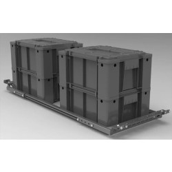 Купити Висувна полиця для двох ящиків Alu-Cab 1420x492x97 мм