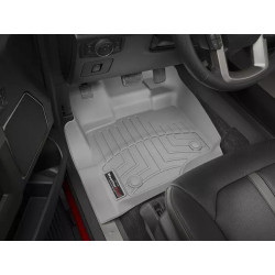 Купить Ковры резиновые передние серые WeatherTech для Ford F-150 2015+ (Crew Cab, SuperCab) 466971