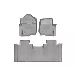 Купити Килимки гумові задні сірі WeatherTech для Ford F-150 2015+ (SuperCab) 466973