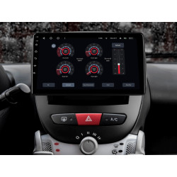 Buy Gazer T6009-AB10 PRO Multimedia System to Peugeot 107 2005-2014
