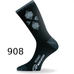 Купить Шкарпетки Lasting SCK S 908 чорний/сірий