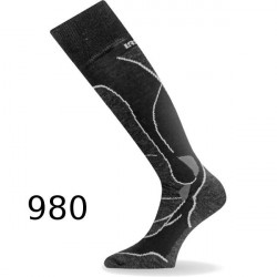 Купить Шкарпетки Lasting STW L 980 чорний/сірий