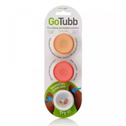 Купити Набір контейнерів Humangear GoTubb 3-Pack Small Clear Orange Red (білий, оранжевий, червоний)