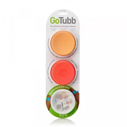 Купить Набір контейнерів Humangear GoTubb 3-Pack Medium Clear Orange Red (білий. оранжевий, червоний)