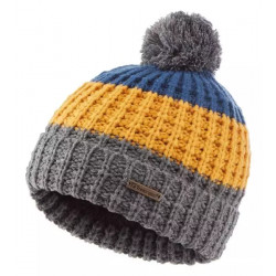 Купить Шапка Trekmates Jack Knitted Hat Junior 01300 Grey marl Yellow (жовтий)