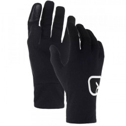 Купить Рукавиці Ortovox 185 Rock'n'Wool Glove Liner Mns black raven (чорний), L