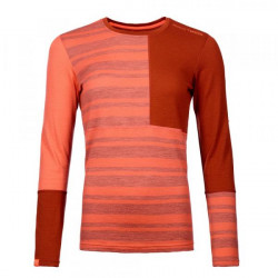 Купити Термофутболка Ortovox 185 Rock'n'Wool Long Sleeve Wms Coral (оранжевий), M