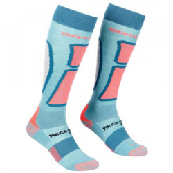Купить Шкарпетки Ortovox Ski Rock'n'Wool Long Socks Wms ice waterfall (блакитний), S 35-38