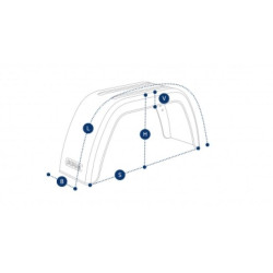 Купить Крило для легкового причепа Domar, B=190 мм Domar Пластик Італія (1101120112)