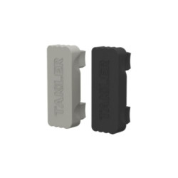 Купить Пряма заглушка металопластикового профілю бокового захисту, Takler Takler Пластик Італія (1903100020)