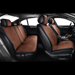 Купити Комплект преміум накидок для сидінь Winso Pro СARRERA, coffee-black
