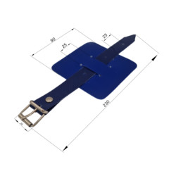 Buy PVC belt with a buckle for fastening of a landslide roof, 250mm PVC Turkey (1815928846)