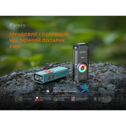 Купити Ліхтар наключний Fenix E06R бірюзовий