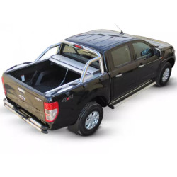 Купити Ролет для Ford Ranger 2012+ (double cab, OEM roll bar) срібний