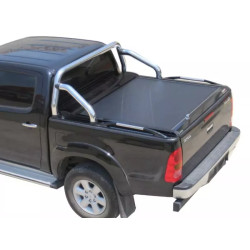 Купить Ролет для Toyota Hilux (Vigo) 2005-2016 (double cab, OEM roll bar) матовий чорний