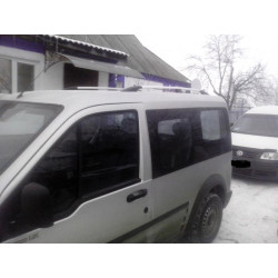 Купити Рейлінги Хром Стандартна база, металеві ніжки для Ford Connect 2010-2013 рр