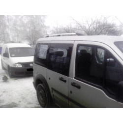 Купити Рейлінги Хром Стандартна база, металеві ніжки для Ford Connect 2010-2013 рр