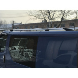 Купити Рейлінги Хром ( пласт. ніжки) Коротка, Чавунні ніжки для Opel Vivaro 2001-2015 рр