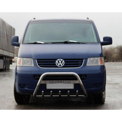 Купити Кенгурятник WT003 (нерж) 60мм, без напису для Volkswagen T5 Caravelle 2004-2010 рр