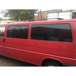 Купити Рейлінги Чорні Коротка база, Металеві ніжки для Volkswagen T4 Transporter