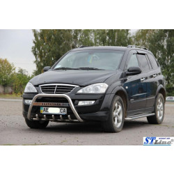 Купити Кенгурятник WT004 (нерж) для SsangYong Action 2005-2018 рр