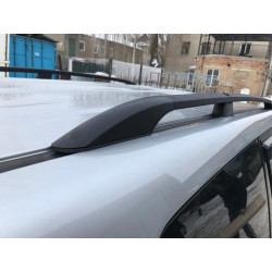 Купити Рейлінги Чорні турецькі Металеві ніжки для Toyota Land Cruiser Prado 120