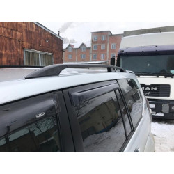 Купити Рейлінги Чорні турецькі Металеві ніжки для Toyota Land Cruiser Prado 120