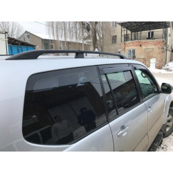 Купити Рейлінги Чорні турецькі Металеві ніжки для Toyota Land Cruiser Prado 120