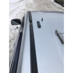 Купити Рейлінги Чорні турецькі Металеві ніжки для Toyota Land Cruiser Prado 120