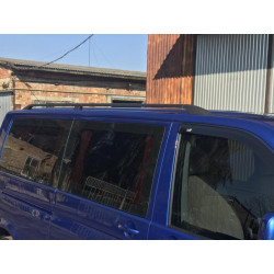 Купити Рейлінги Чорні Коротка база, Пластикові ніжки для Volkswagen T6